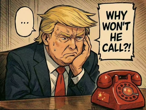 Trump waiting